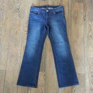 White House Black Market 10 Short Boot Cut Denim